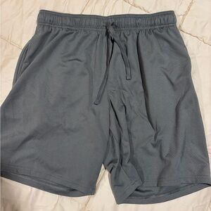 Men’s large Athletic Works Gray Athletic Shorts with Elastic Waistband